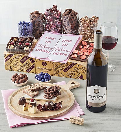 Spring Wine and Chocolate Gift